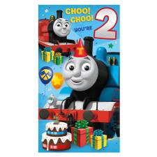 You're 2 Thomas & Friends 2nd Birthday Card